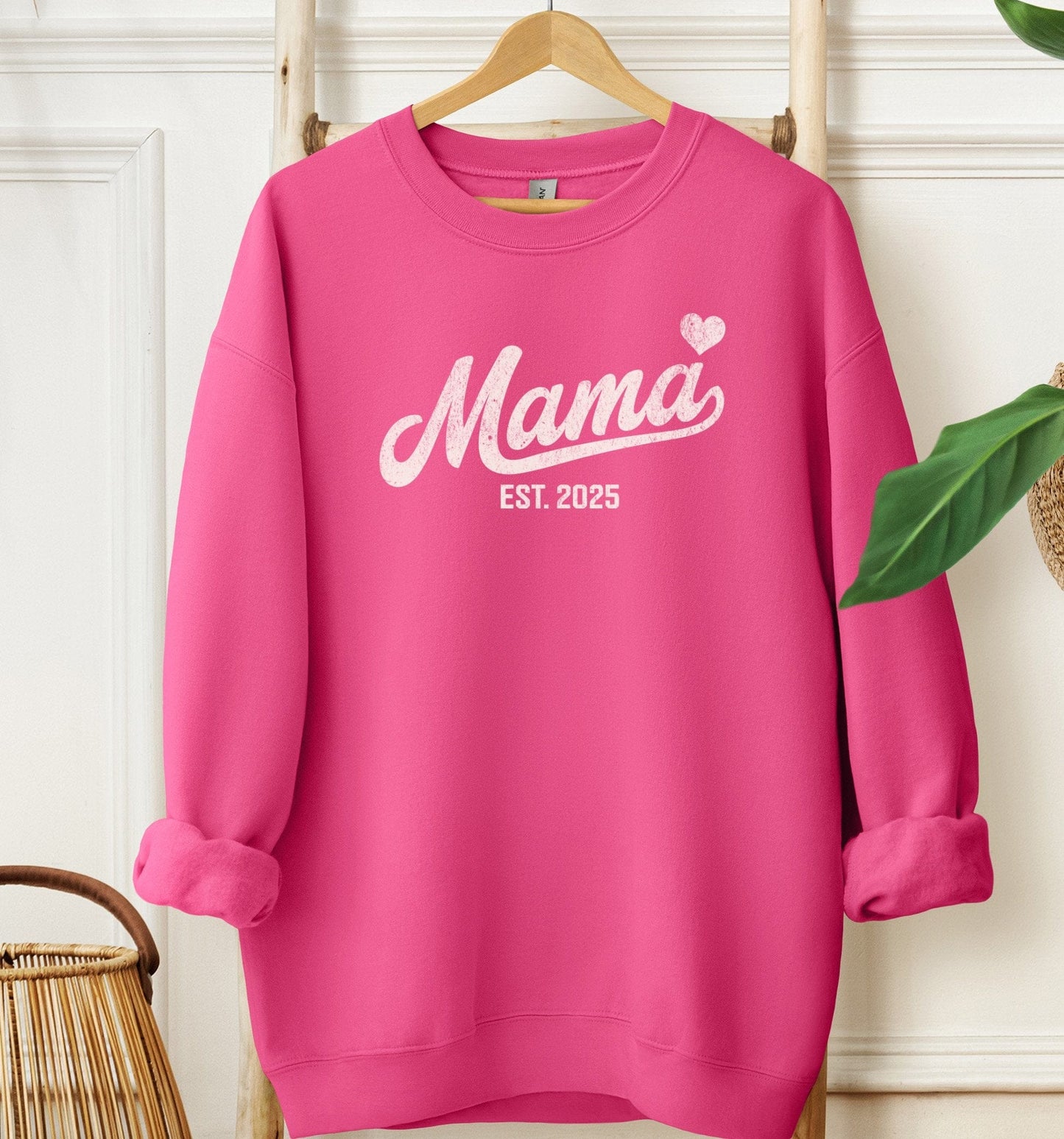 Mama Heart Est 2025 Sweatshirt