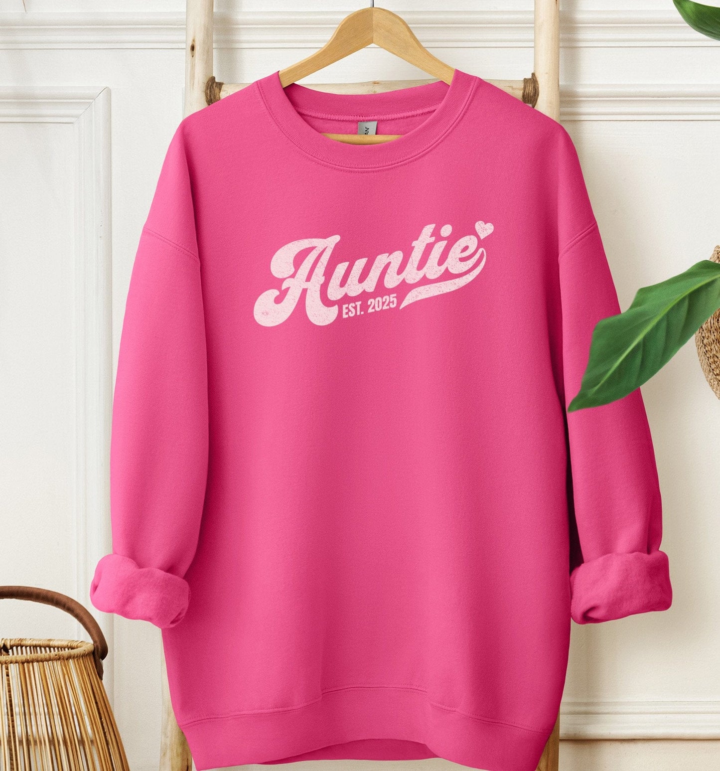 Auntie Heart Est 2025 Sweatshirt