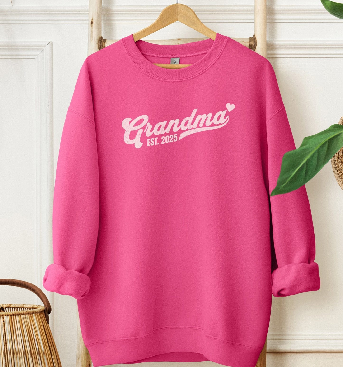 Grandma Heart Est 2025 Sweatshirt
