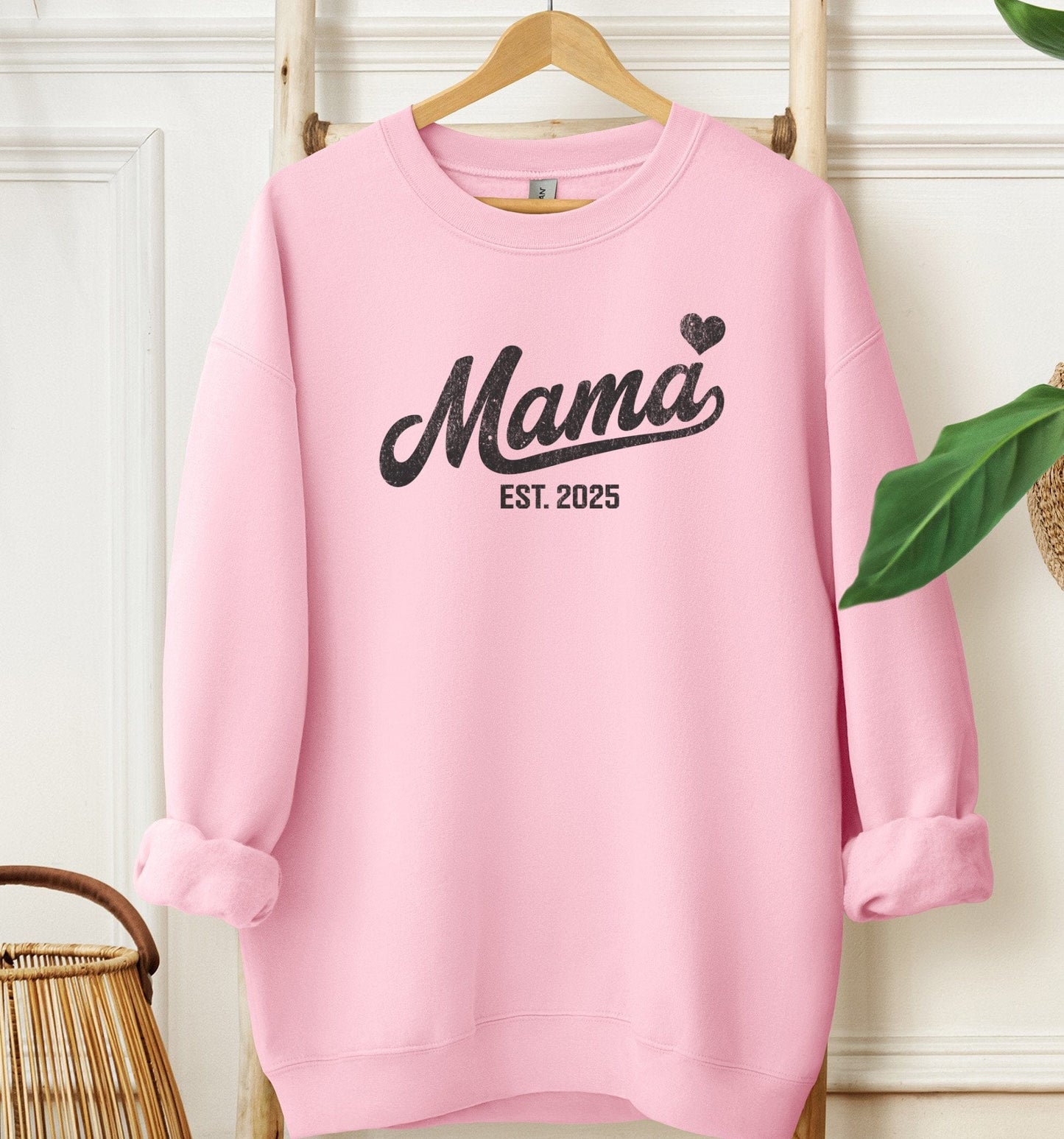 Mama Heart Est 2025 Sweatshirt