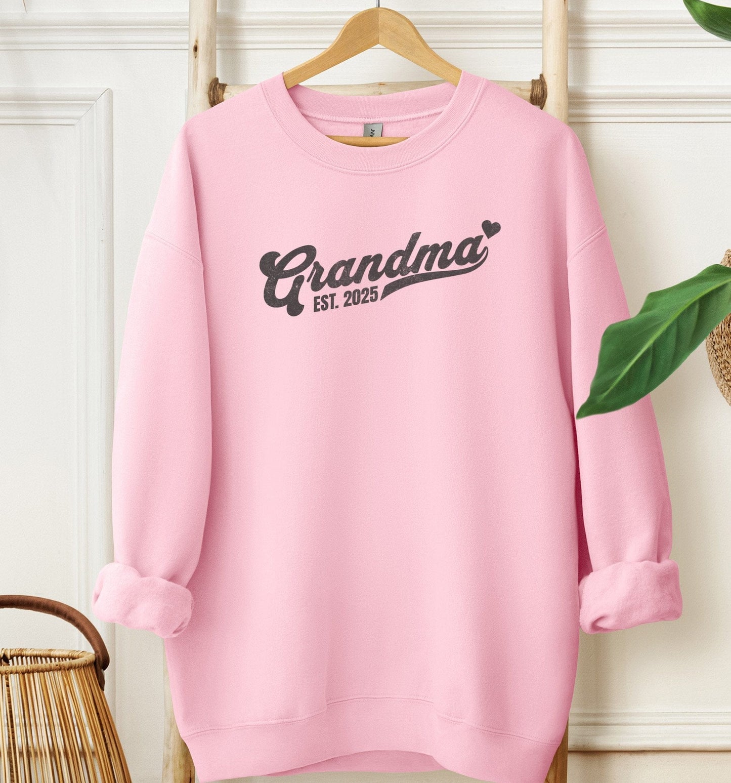Grandma Heart Est 2025 Sweatshirt