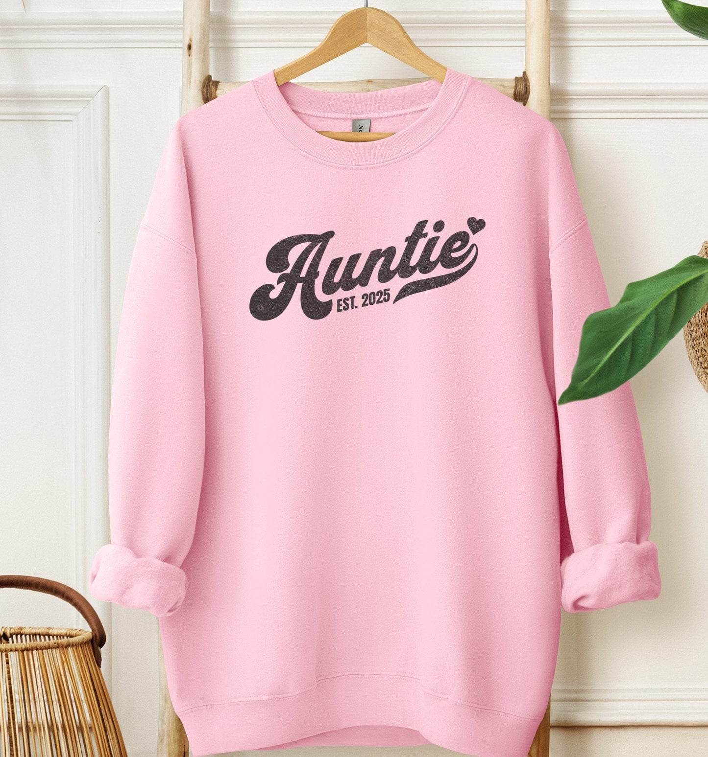 Auntie Heart Est 2025 Sweatshirt