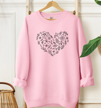 Doodle Flower Sweatshirt