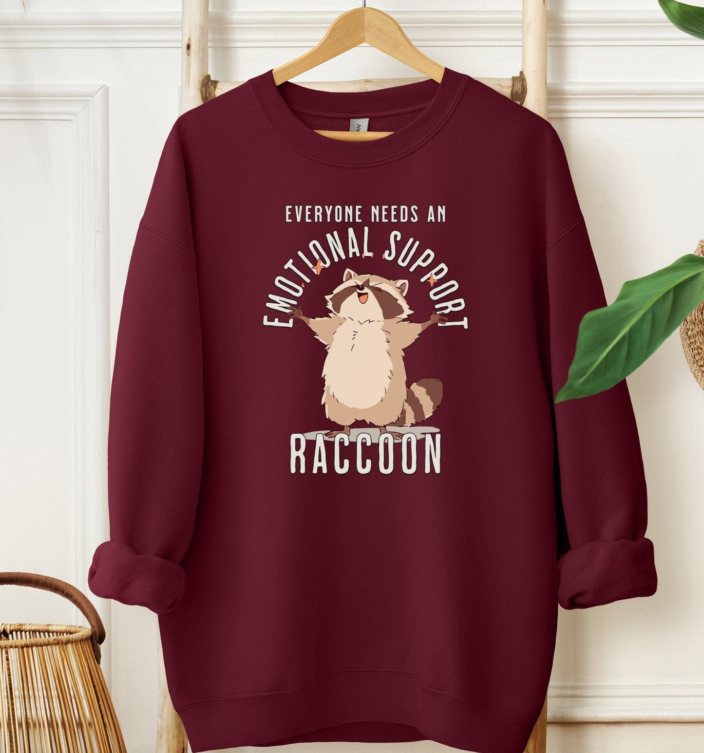 Emotional Support Raccoon Sweatshirt
