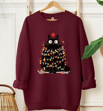 Christmas Cat Crewneck