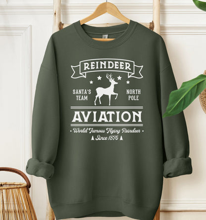 Reindeer Aviation Crewneck