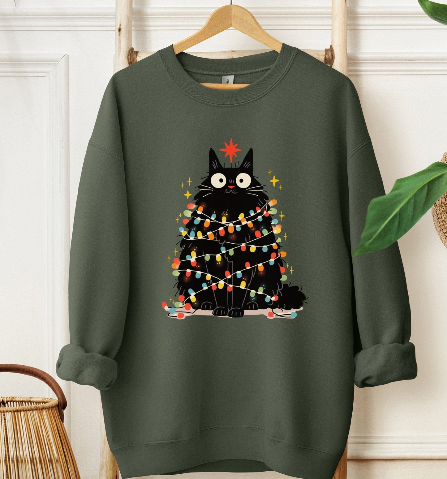 Christmas Cat Crewneck