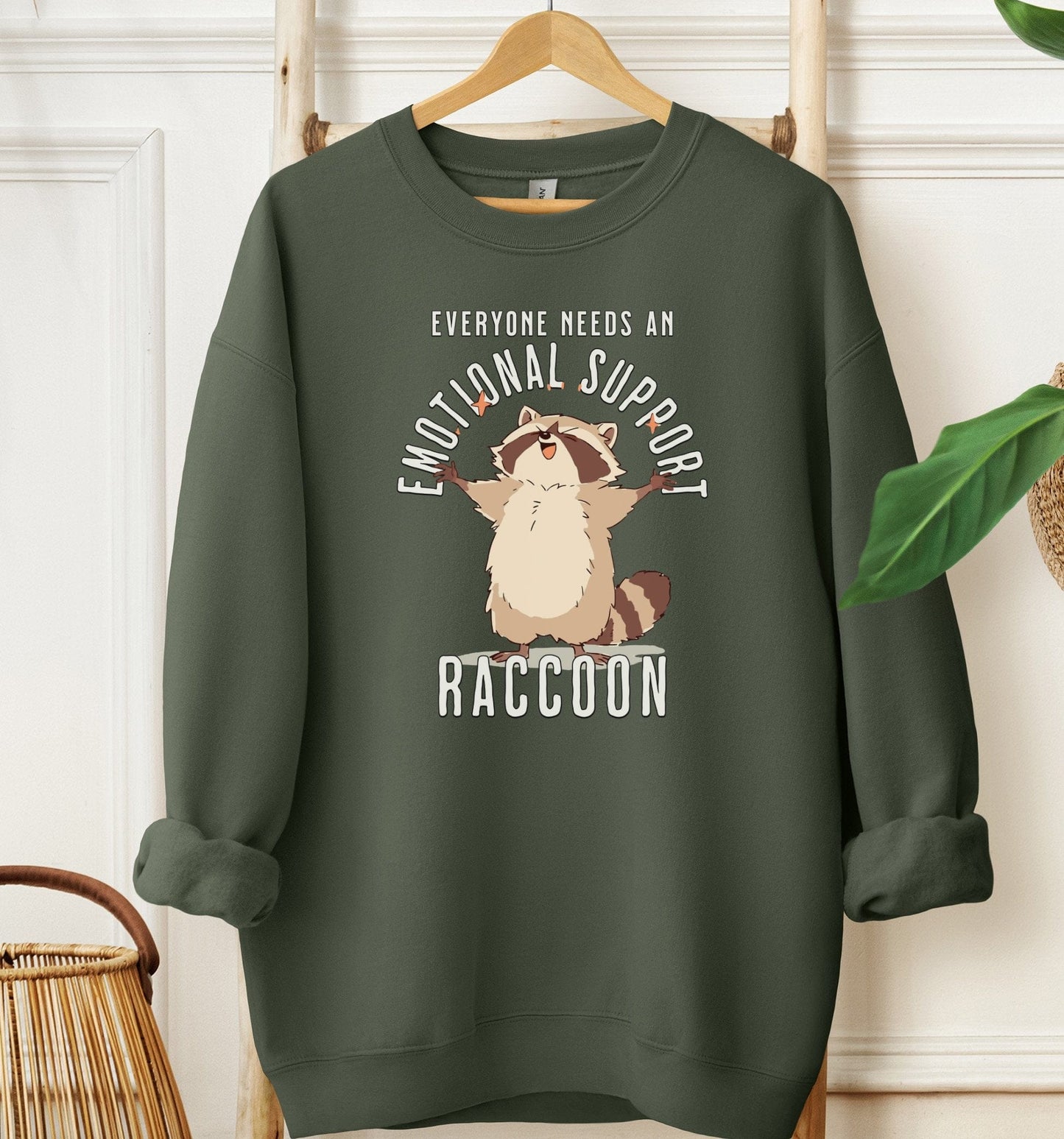 Emotional Support Raccoon Sweatshirt