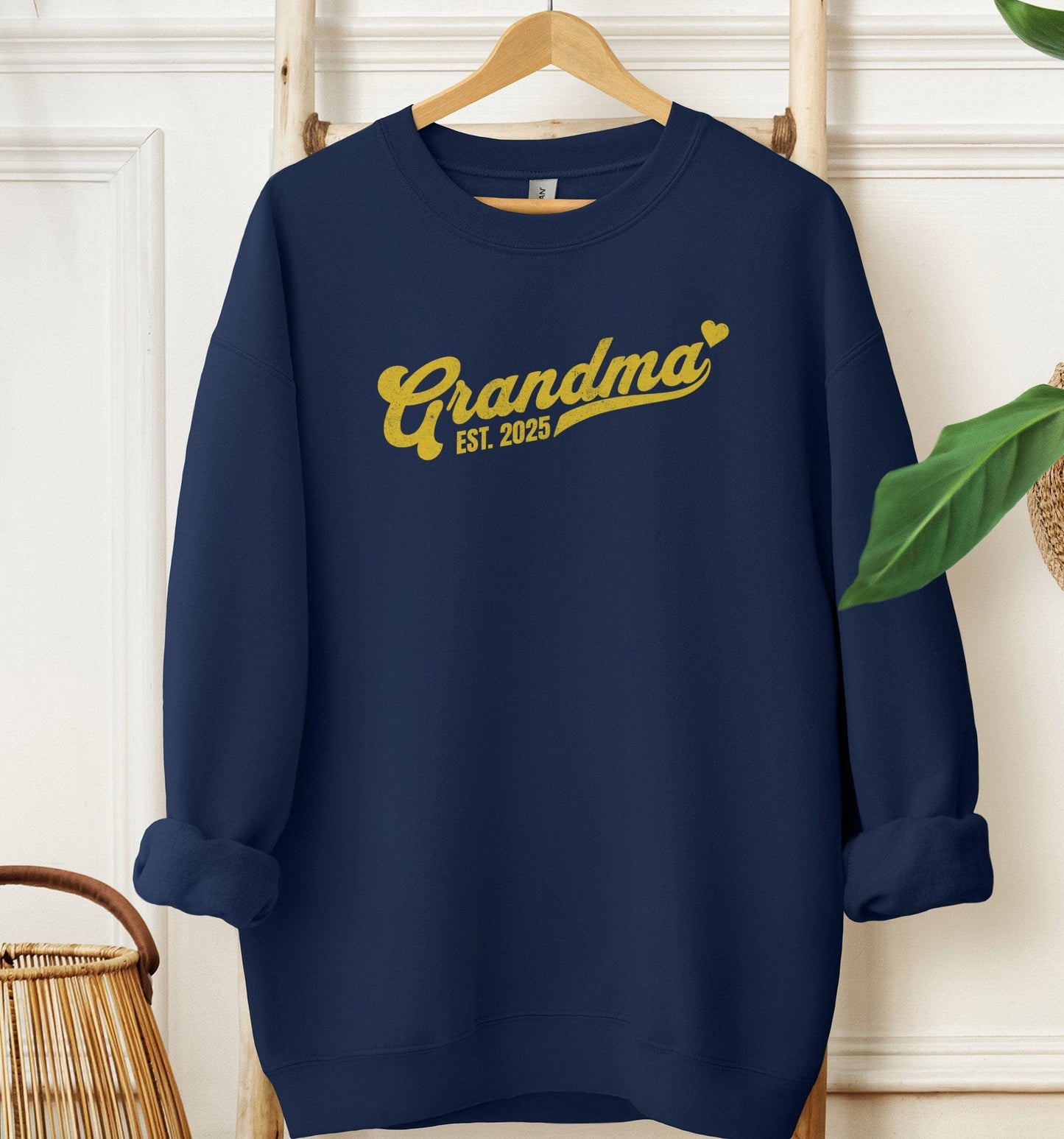 Grandma Heart Est 2025 Sweatshirt