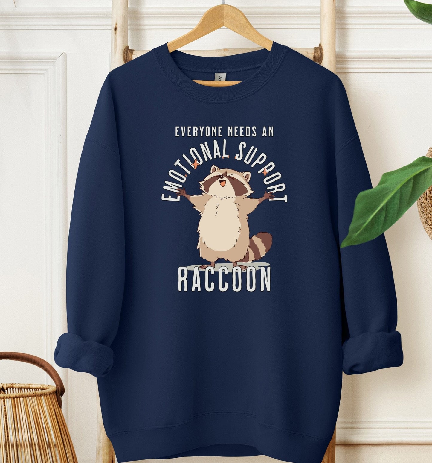 Emotional Support Raccoon Sweatshirt