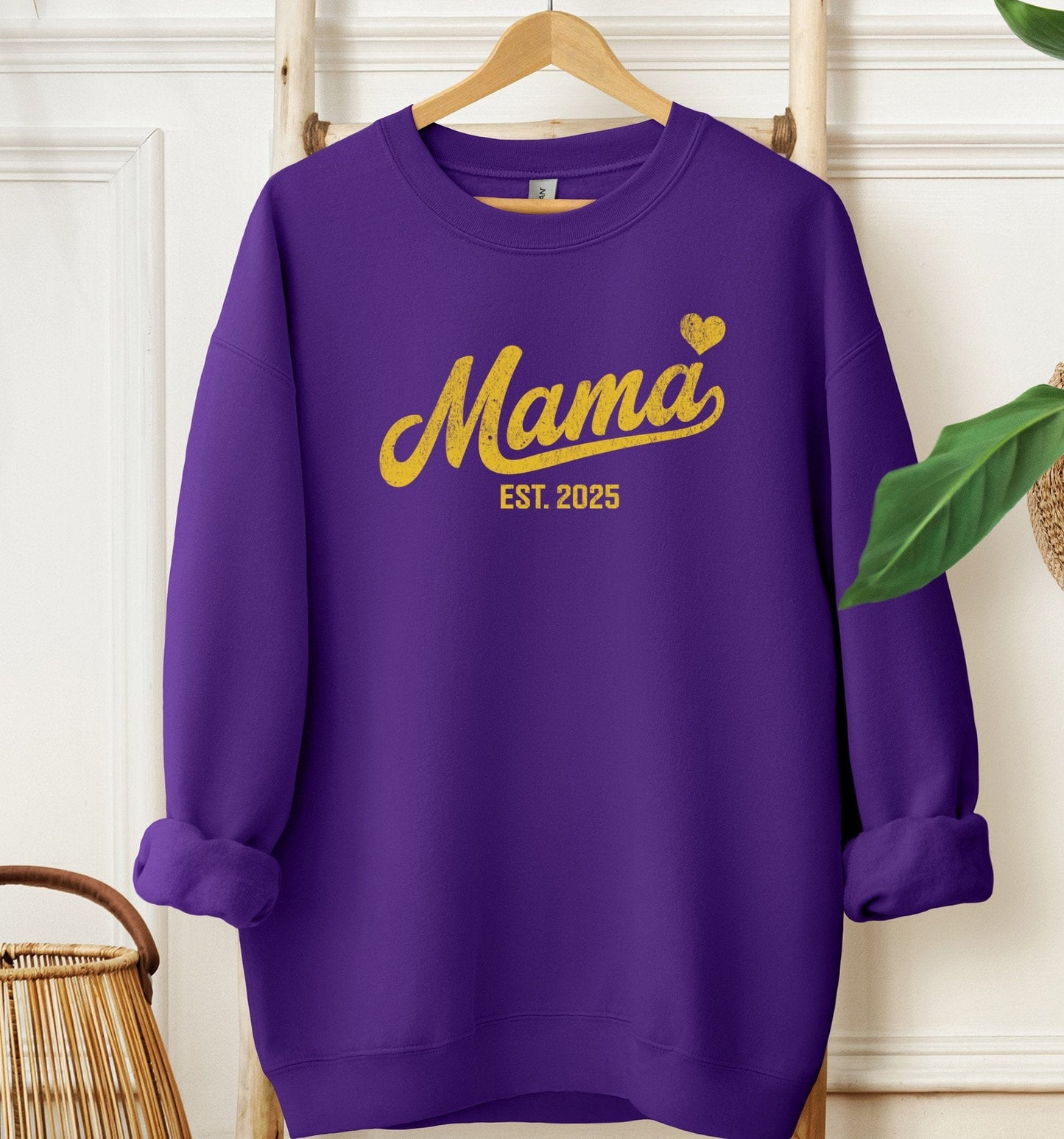 Mama Heart Est 2025 Sweatshirt