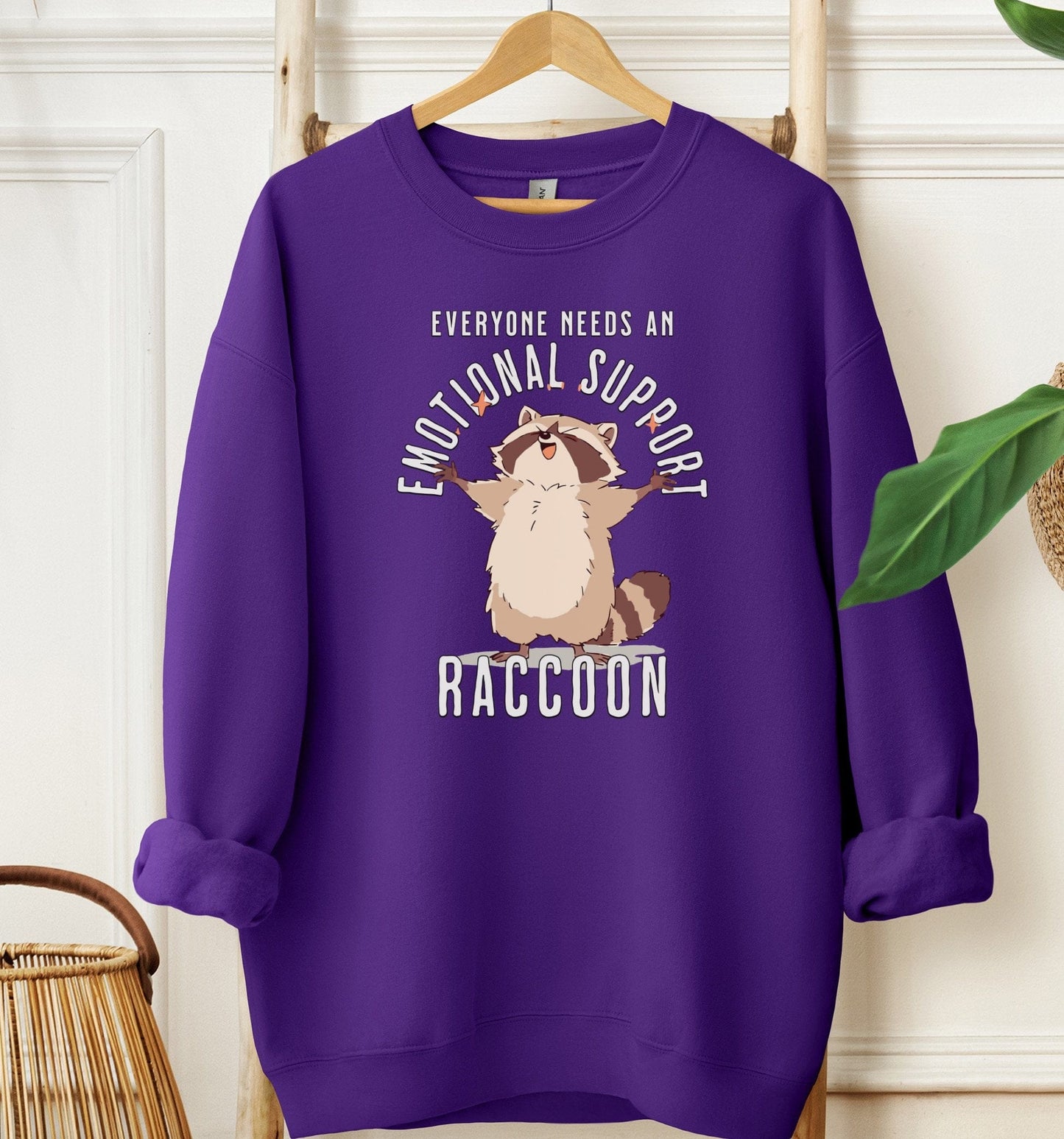 Emotional Support Raccoon Sweatshirt