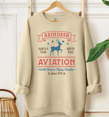 Reindeer Aviation Crewneck