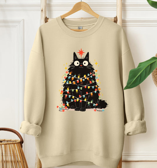 Christmas Cat Crewneck