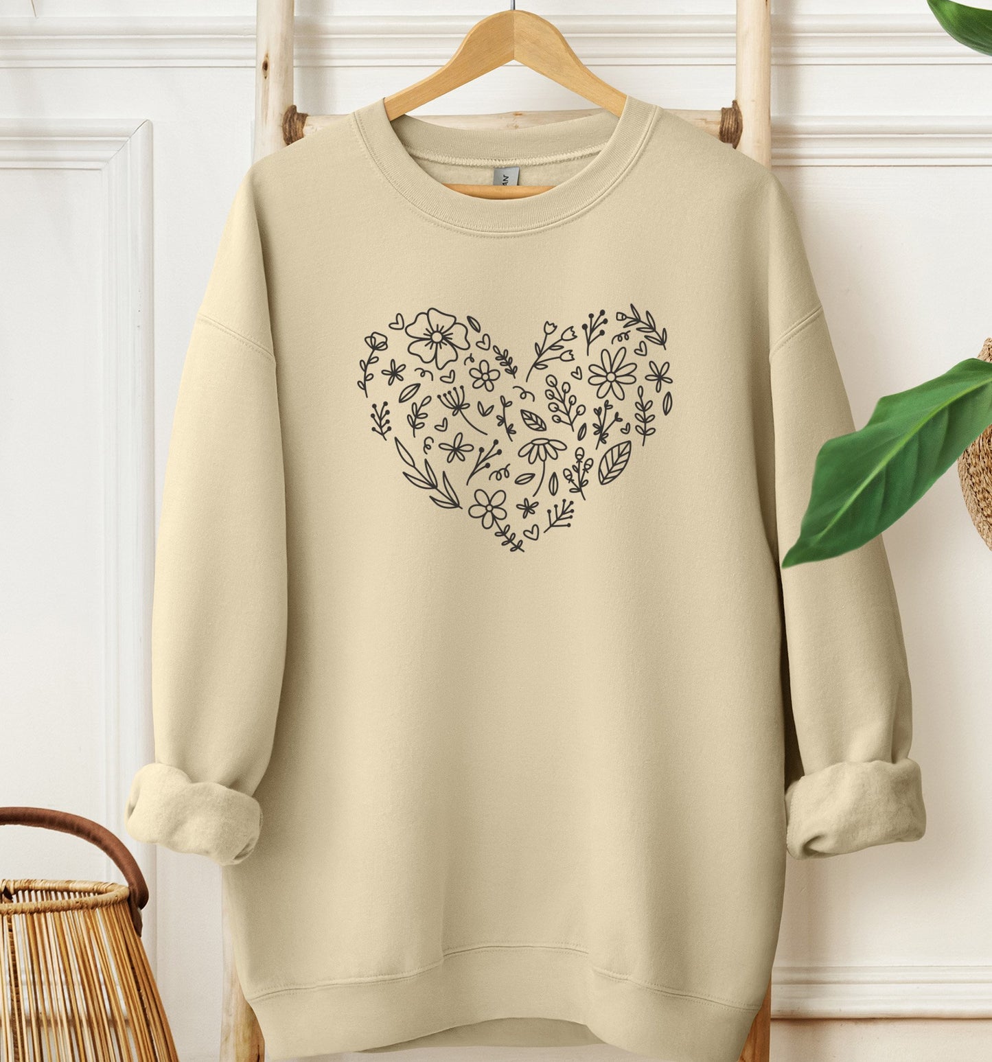 Doodle Flower Sweatshirt