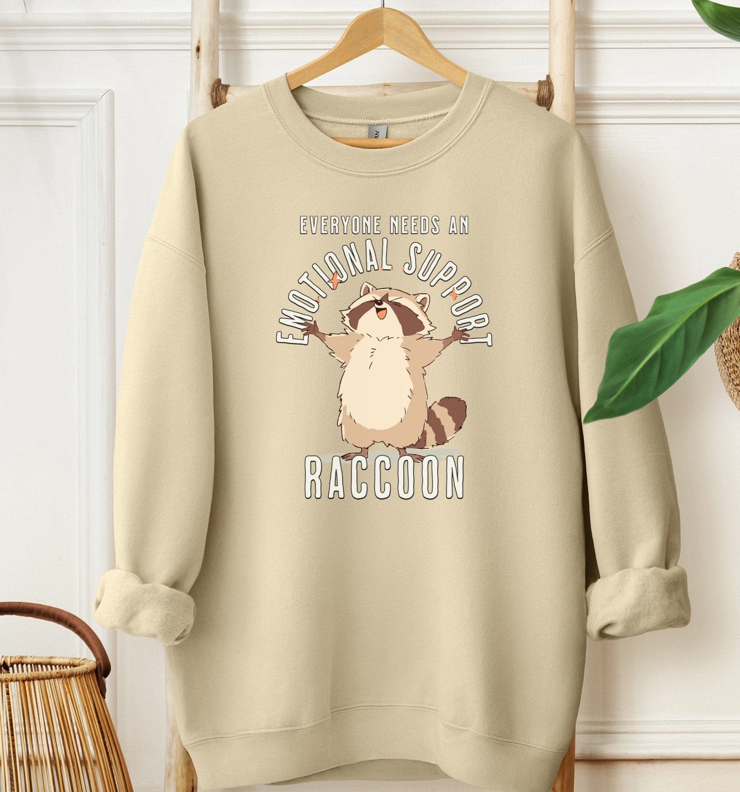 Emotional Support Raccoon Sweatshirt