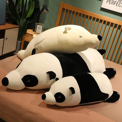 Panda & Polar Bear Snuggle Buddies