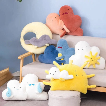 Happy Cloud Family Pillows