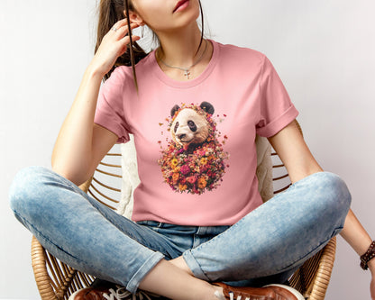 Floral Panda T-Shirt