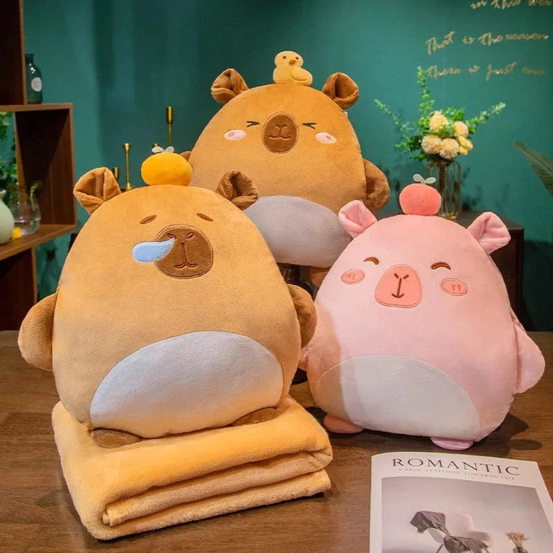 Cozy Capybara Snuggle Pillow