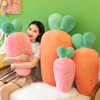 Carrot Cuddle Buddy Pillow