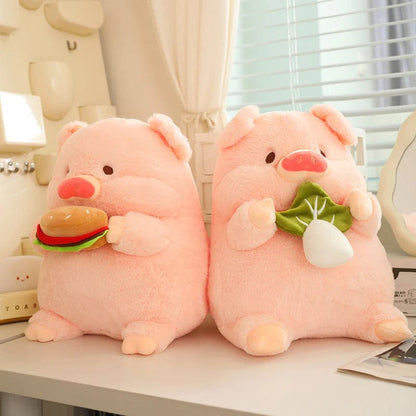 Piggy Pal with Snack Plushie