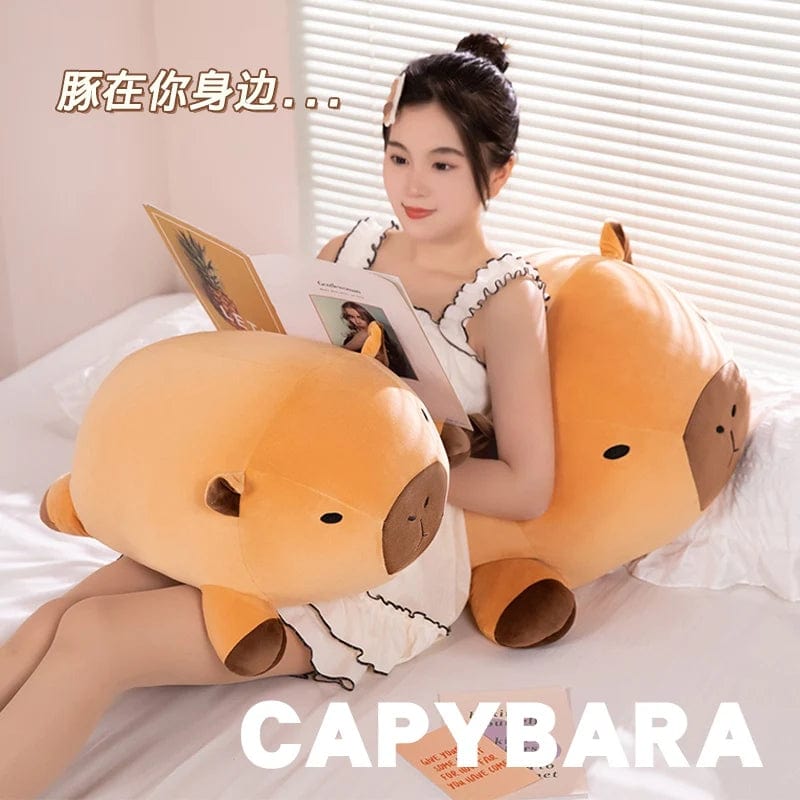 Chubby Capybara Plush Pillow