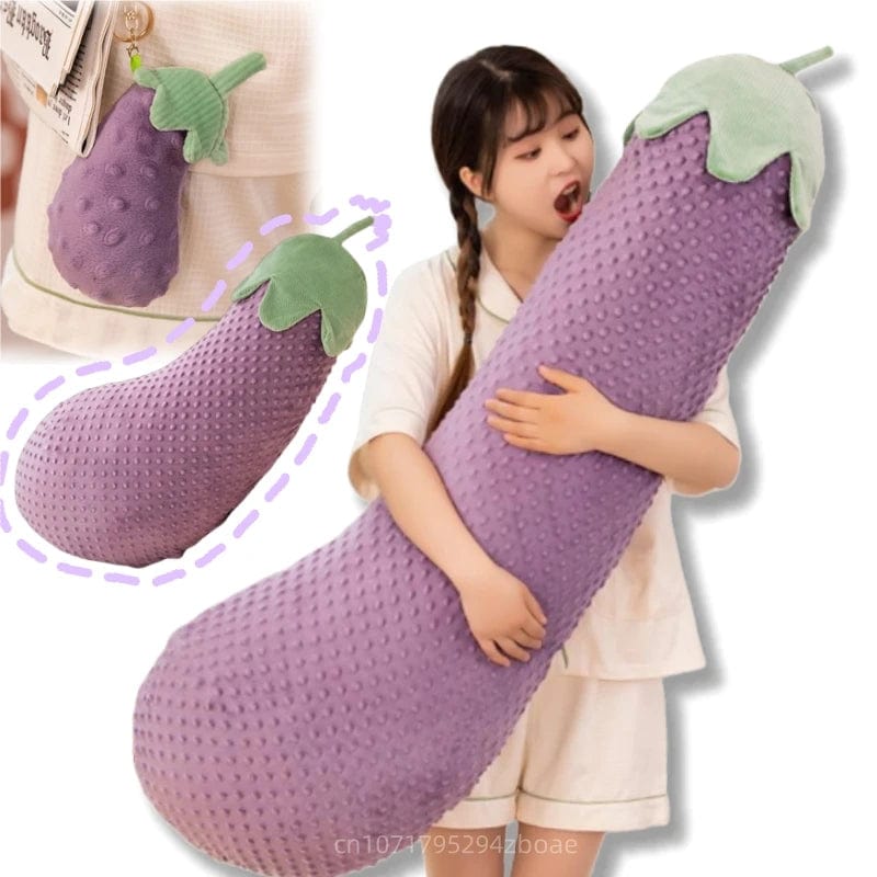 Eggplant Pal Plushie Pillow