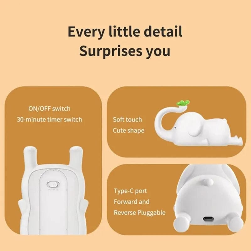 Squishy Animal Night Light