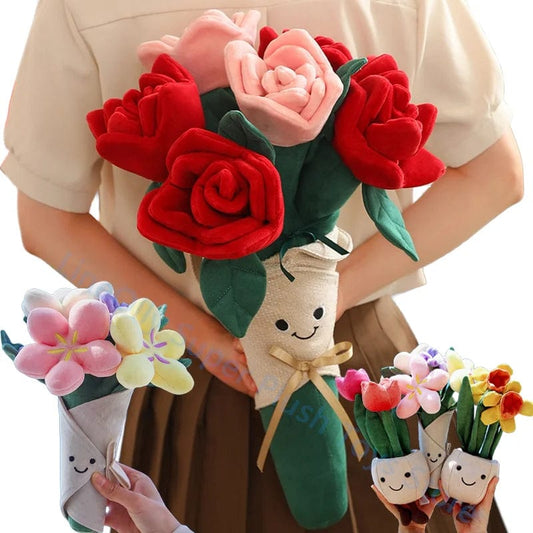 Bloom Buddy Plush Bouquet