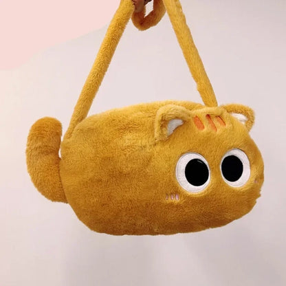 Kawaii Cat Plush Shoulder Bag