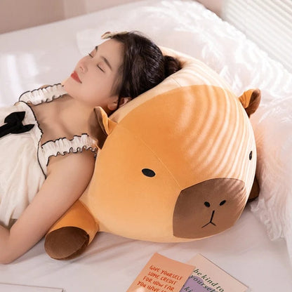 Chubby Capybara Plush Pillow