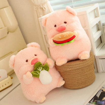 Piggy Pal with Snack Plushie