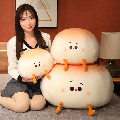 Steamed Bun Plush Pillow