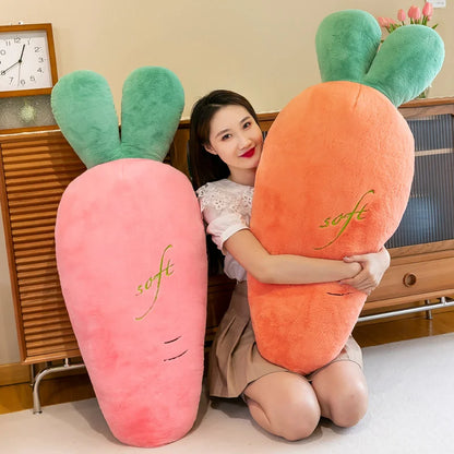 Carrot Cuddle Buddy Pillow