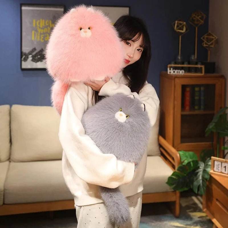 Purrfectly Plush Cat Pillow