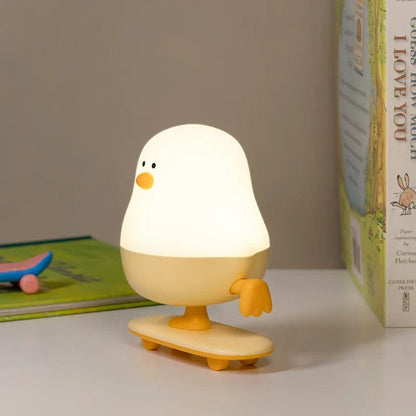 Skateboard Chick Night Light