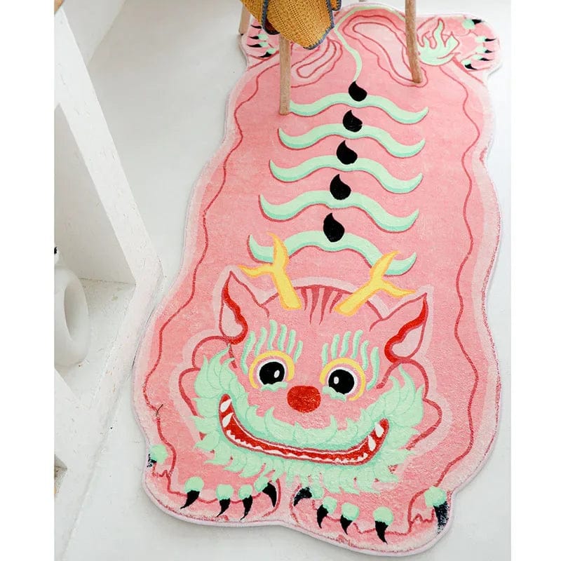Adorable Kawaii Dragon Rug