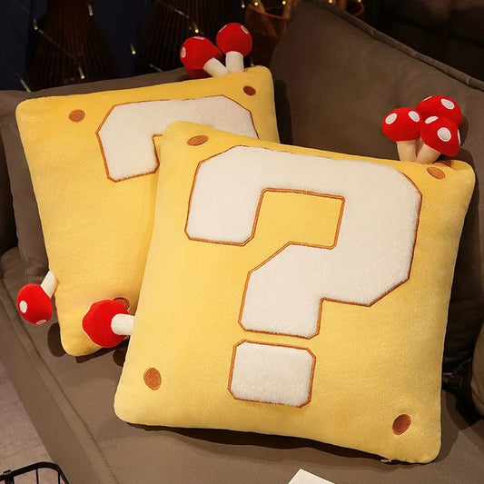 Question Block Plush Pillow