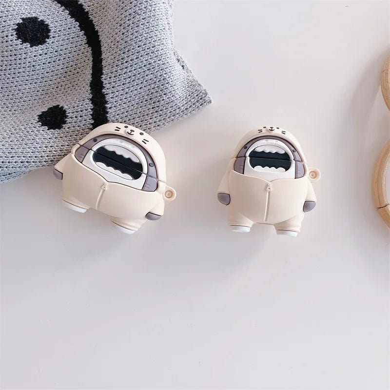 Kawaii Shark AirPods Case Cover