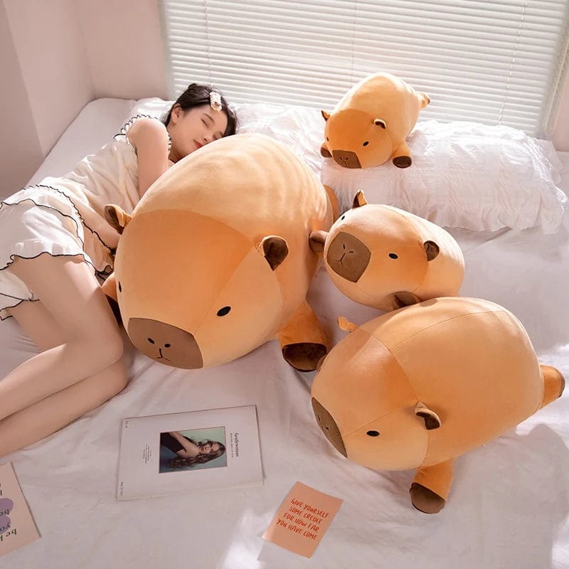 Chubby Capybara Plush Pillow