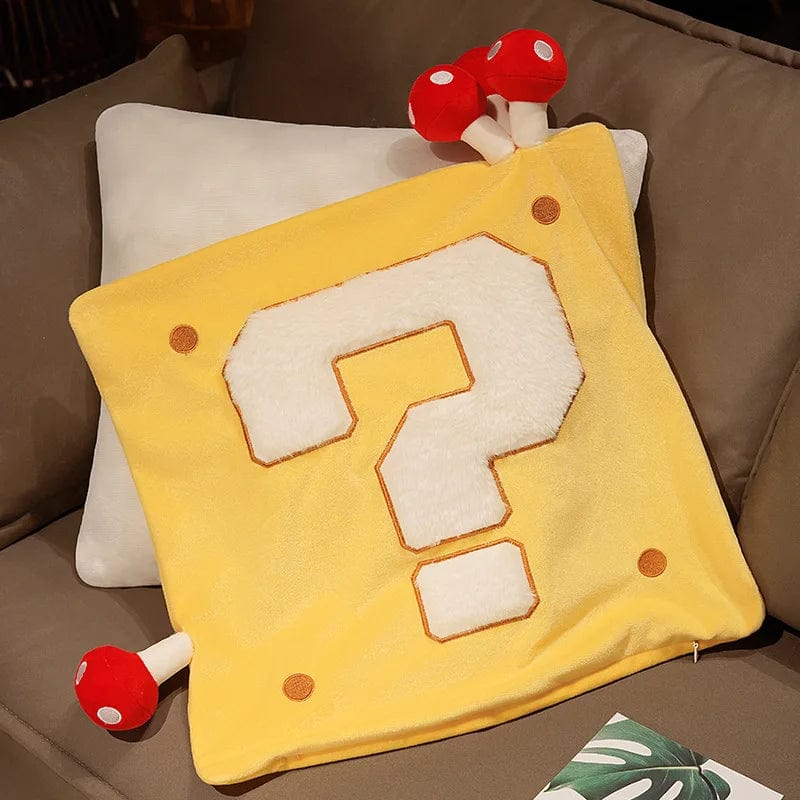 Question Block Plush Pillow