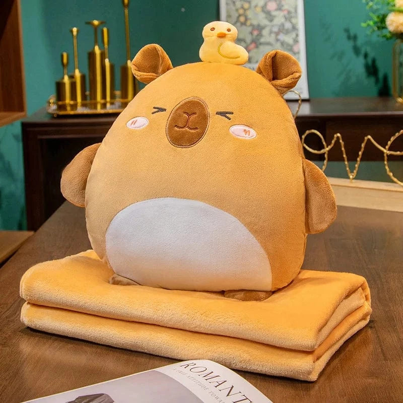 Cozy Capybara Snuggle Pillow