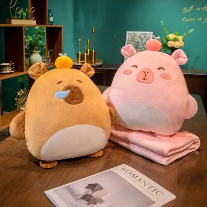 Cozy Capybara Snuggle Pillow