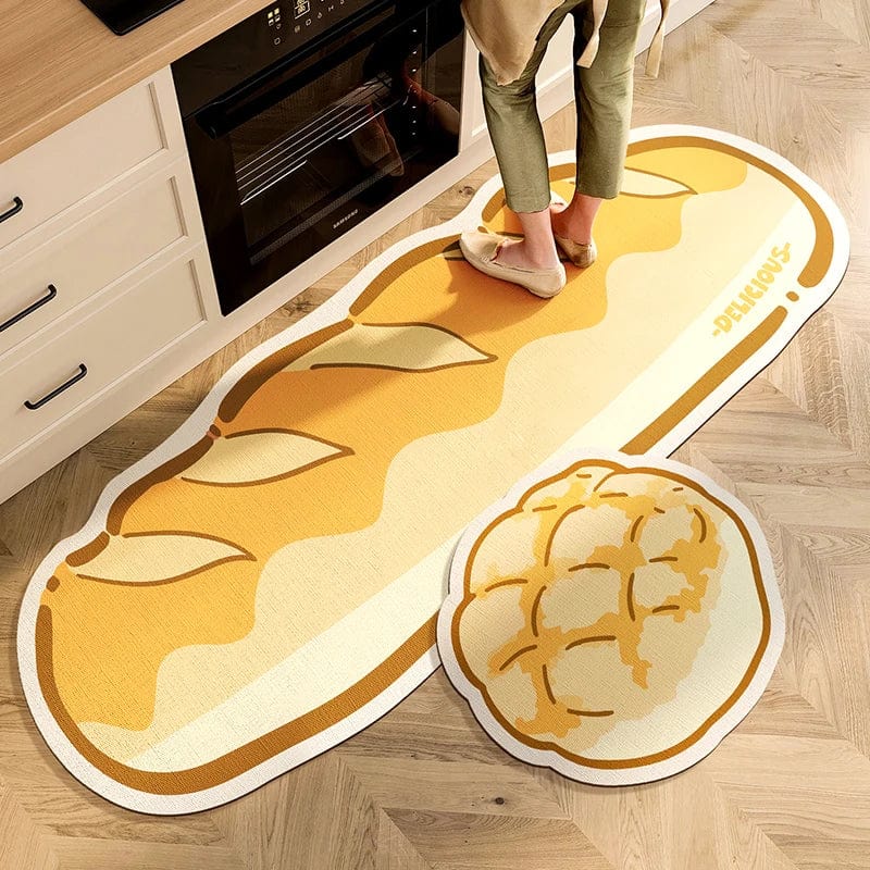 Cute Kitchen and Bathroom Mats