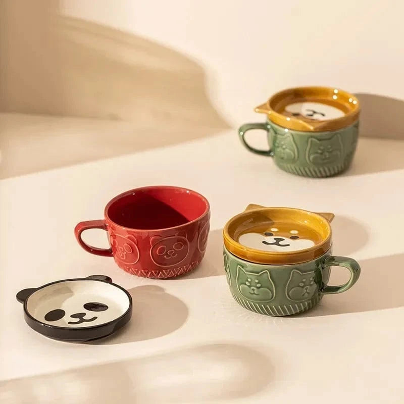 Cute Ceramic Animal Mugs