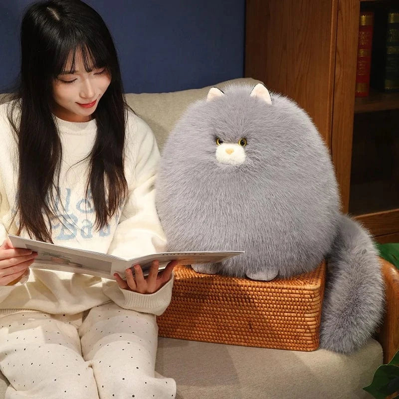 Purrfectly Plush Cat Pillow