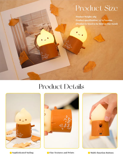 Stump Fire Night Light