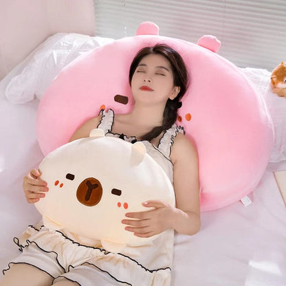 Cuddly Capybara Plush Pillow