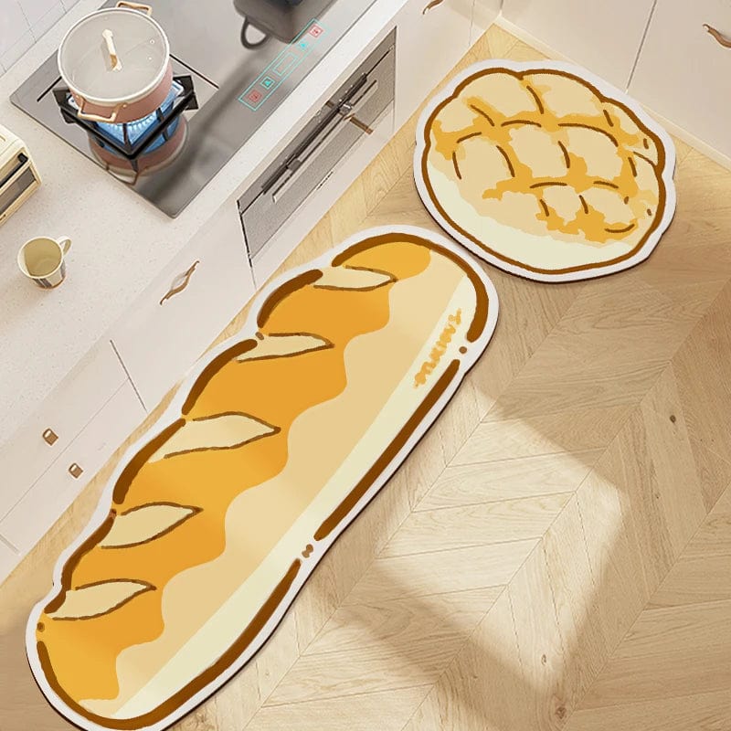 Cute Kitchen and Bathroom Mats